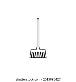 Mop Icon Logo Symbol Silhouette Illustration Stock Illustration ...