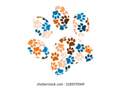 More Color Paws To Make A Big Cat Paw Wallpaper.