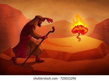 Moses And The Burning Bush