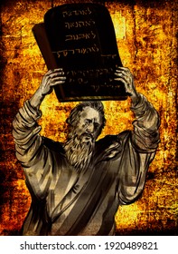 Moses Hebrew Prophet Leader Who 13th Stock Illustration 1920489821 ...