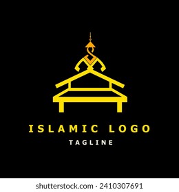 Mosque logo simple and elegant - Powered by Shutterstock