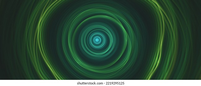 Moss Green Eyeball Circle Abstract Background