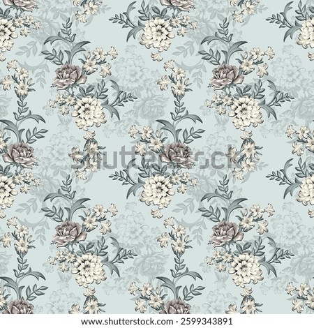 mother collection allover design pattern for digital and wallpaper prints.