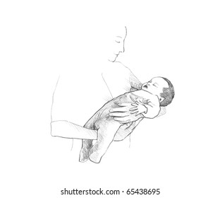 Mother holding her loving child - Powered by Shutterstock