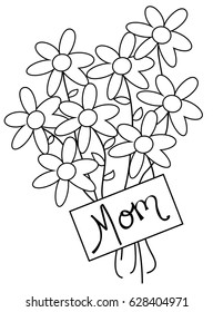 8300 Coloring Pages Mothers Day Flowers Images & Pictures In HD