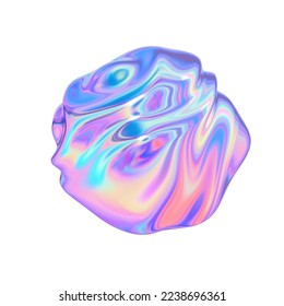 Motion design. Soap bubbles texture, colored mex, metamorph, ball like fabric. 3d render. 3d illustration. Pink blue pastel tones, decoration for websites and postcards icon.