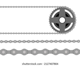 Motorcycle Chain Bicycle Chain Illustration