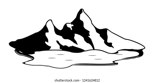 Mount Logo Design Stock Illustration 1241624812 