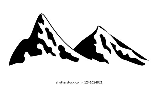 Mount Logo Design Stock Illustration 1241624821 | Shutterstock