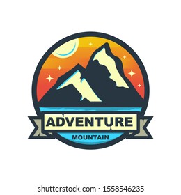 Mountain Logo Adventure Outdoor Logo Design Stock Vector (Royalty Free ...