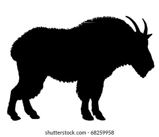 Mountain Goat Silhouette