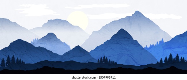 Distant Mountains Stock Illustrations, Images & Vectors | Shutterstock