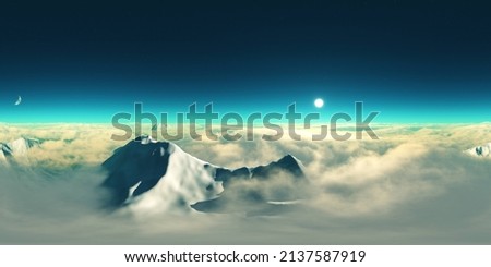 Similar – Image, Stock Photo snow hike Norway Territory