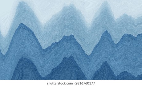 Mountain range with snow peaks under cloudy sky