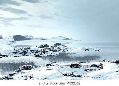 Mountains. 3d landscape