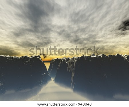 Similar – Image, Stock Photo Gypsum Mountains Nature