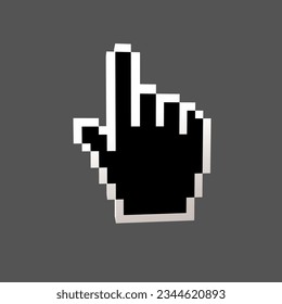 mouse mano cursor 3d model render image