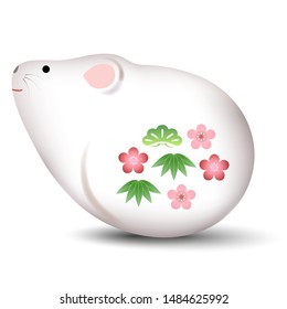 mouse New year's card Lucky icon