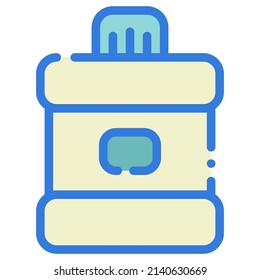 Mouth Wash Icon Illustration For Mobile App Presentation