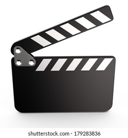 Movie Clapper Board, 3d