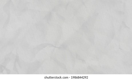 Moving Light Crumpled Paper Background, Seamless Loop And Stop Motion Effect. Animation. Creased Abstract Paper Texture Of A White Color.