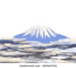 富士山 雲海 のイラスト素材 画像 ベクター画像 Shutterstock