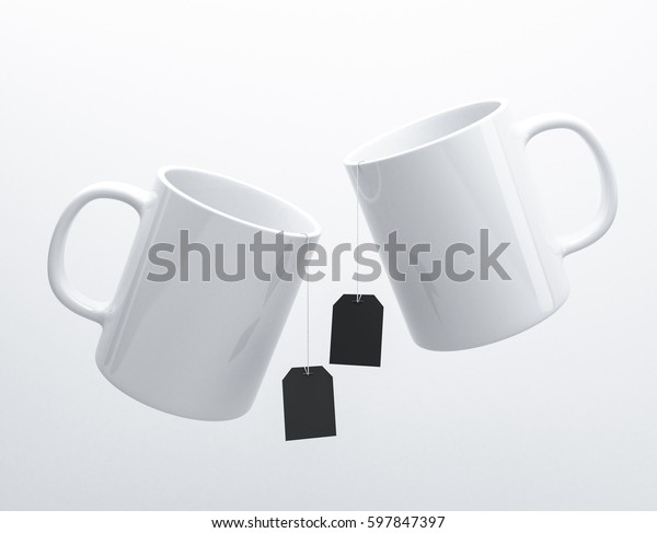 Download Mug Mockup Tea Bag Label 3d Stock Illustration 597847397