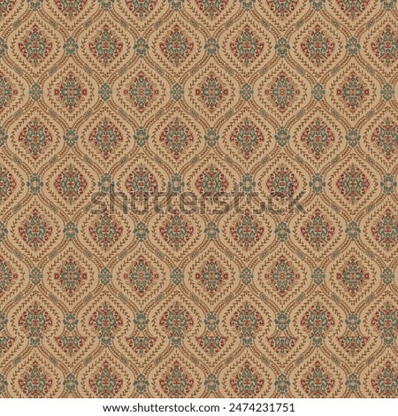 Mughal Seamless multi texture Pattern background print