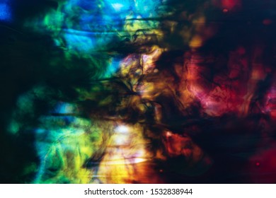 A multi colored abstract collage of a colormix.
