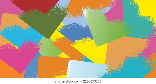 Multi colour Background Design Abstract