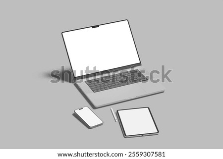 Multi Device blank Mockup design modern