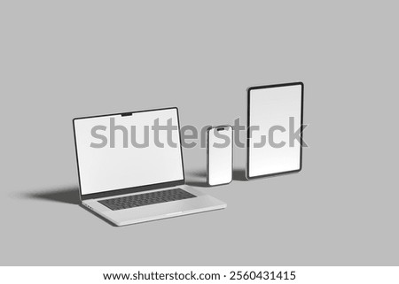 multi device blank mockup modern