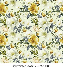 Multi floral digital illustration design 5