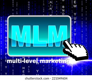 Multi Level Marketing Representing World Wide Web And Website