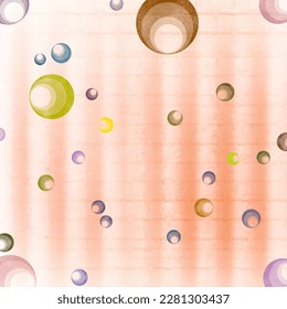 multi superimposed circle background illustration