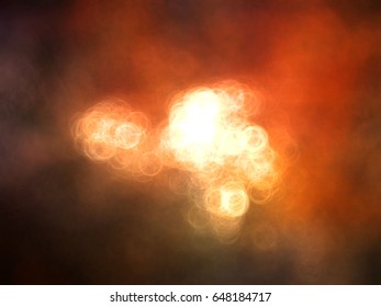 Multicolor blurred background. Bright glare on a colored background