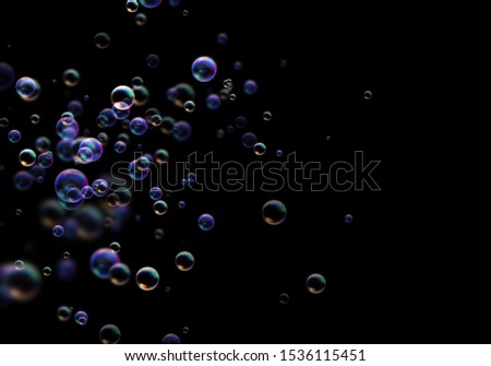 Similar – Image, Stock Photo Lots of soap bubbles in the sky