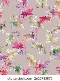 multicolor flower digital effect solid background