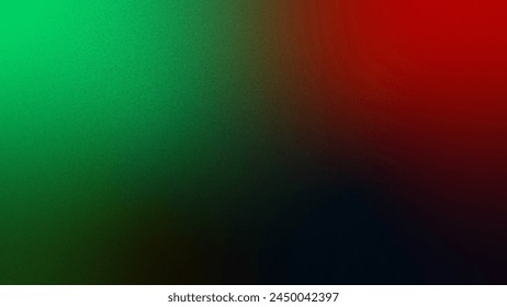 Multicolor grainy gradient with noise texture. Colorful gradient background. Spray Paint Brush. Red, green, black blurred backdrop for banner, creative minimal poster, template social media design
