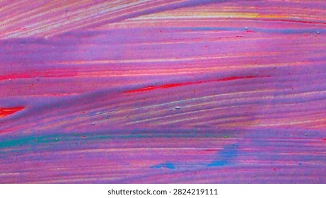 Multicolor horizontal painted streak texture.