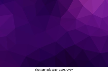 Multicolor Purple Magenta Violet Gradient Geometric Pattern. Triangles Background. Polygonal Raster Abstract For Your Design. Cool Background Image For Websites.