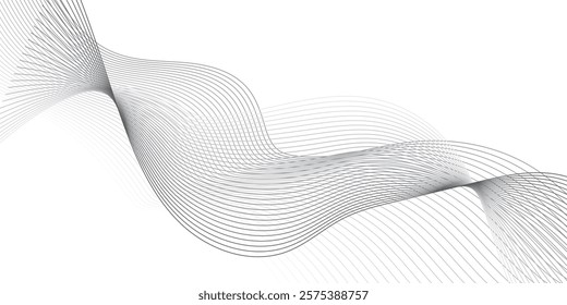 Multicolor web design. bland abstract vector wave stripe line template. swoosh speed line music and science technology vector flow background.