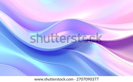 A multicolored abstract background with flowing, smooth, pastel waves in shades of pink, purple, and blue.