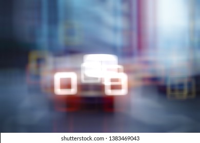 multicolored abstract network background / modern technological background, abstraction blurred unusual concept speed