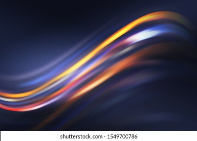 Multicolored blurred lines on a dark abstract background, neon glow - Shutterstock ID 1549700786