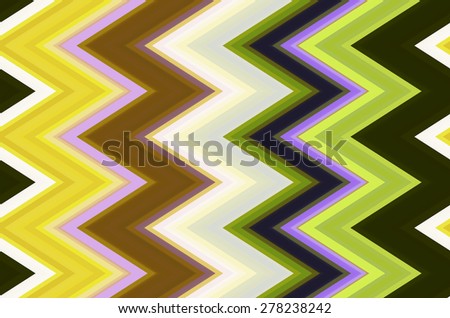 Multicolored geometric zigzag pattern for background and decoration