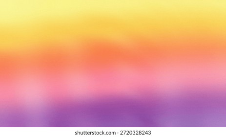 Multicolored gradient background with yellow orange pink and purple hues