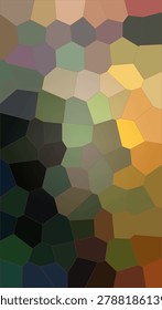 Multicolored mosaic pattern of various shapes and hues