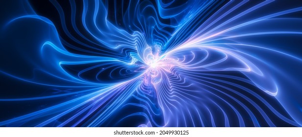 Multicolored vibrant neon colored futuristic technology surface, computer generated abstract background, 3D rendering