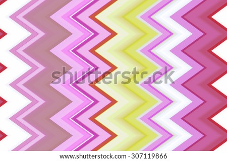 Multicolored zigzag abstract pattern for decoration and background